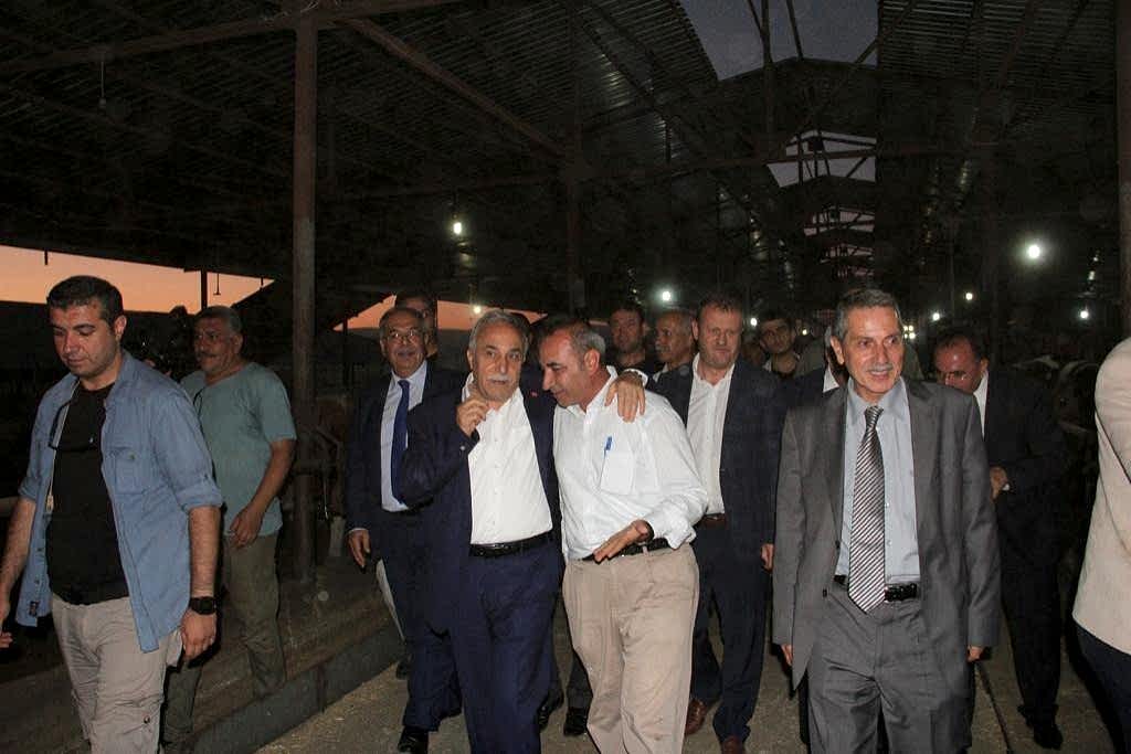 Visit of Minister Ahmet Eşref Fakıbaba to Our Farm